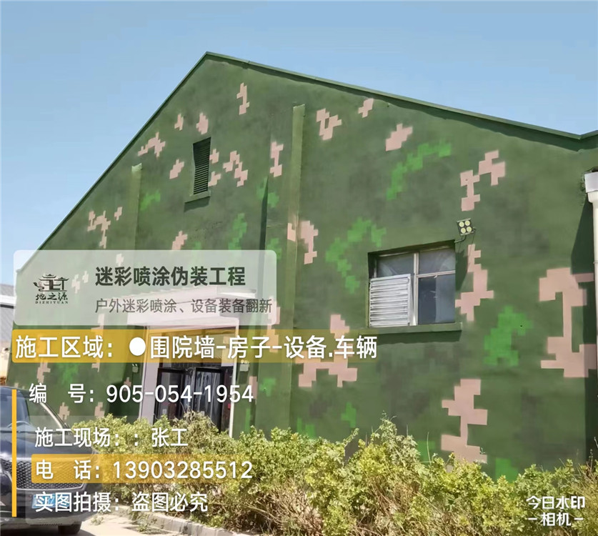 铁岭外墙数码迷彩漆施工报价清单（100㎡标准墙面测算）